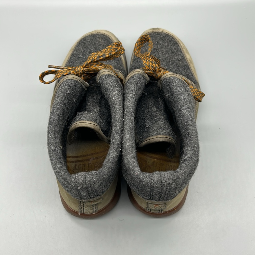 Chaco Barbary Nickel Grey Waterproof Leather Lace Up Boots - Picture 7 of 9